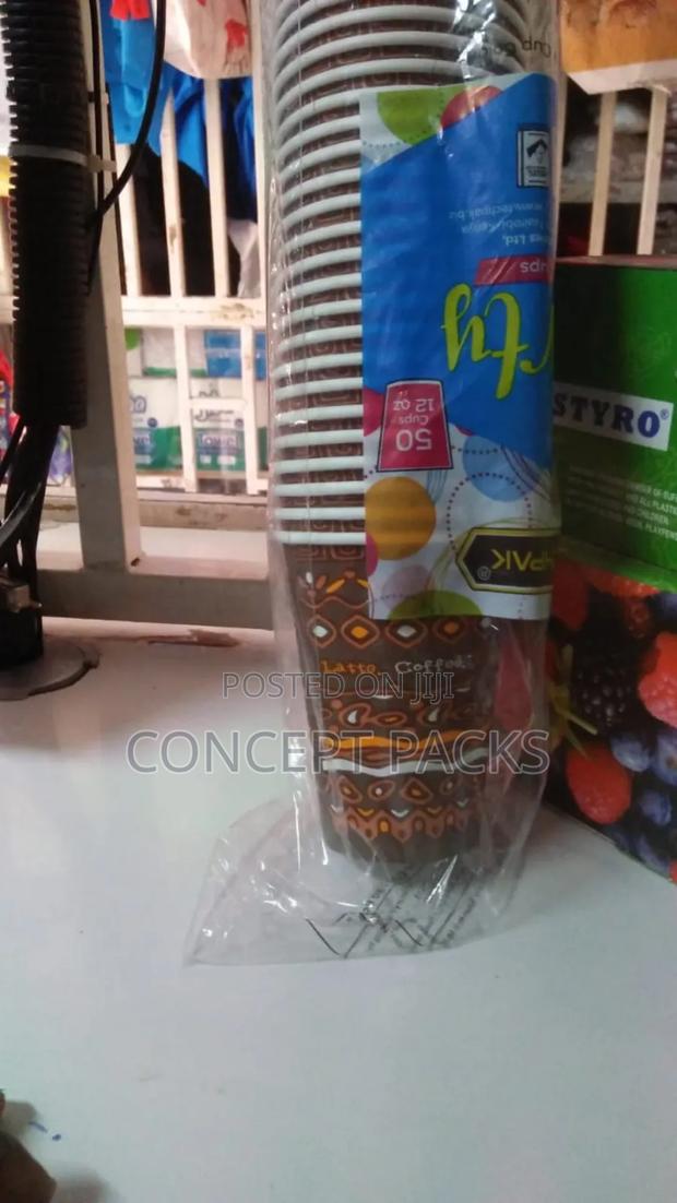 50pcs -300ml Coffee Take Away Cups With Lids