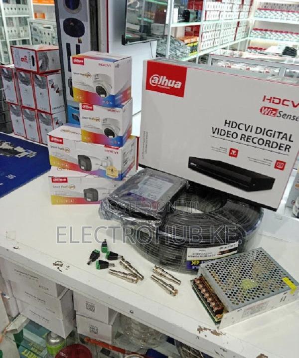 8 Full Color Hd CCTV Cameras Complete Package Dahua