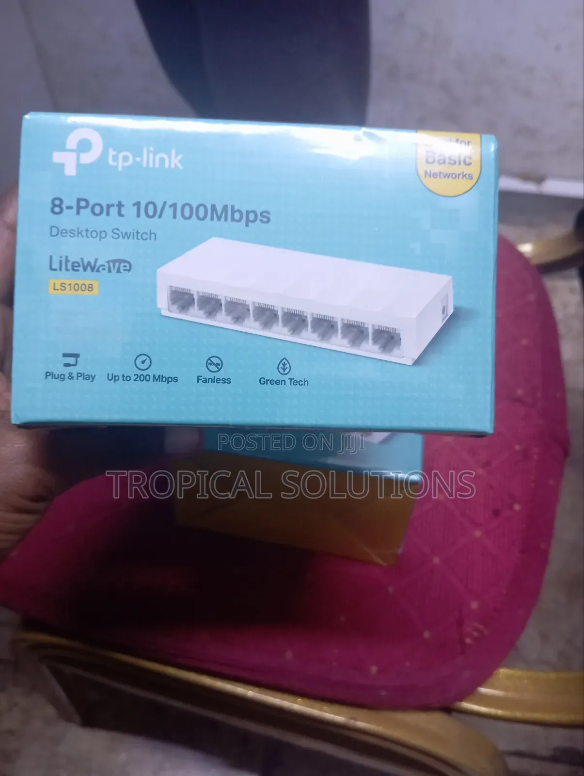 Tp-Link 8 Port Tl-Ls1008 100mbps Switch