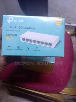 Tp-Link 8 Port Tl-Ls1008 100mbps Switch