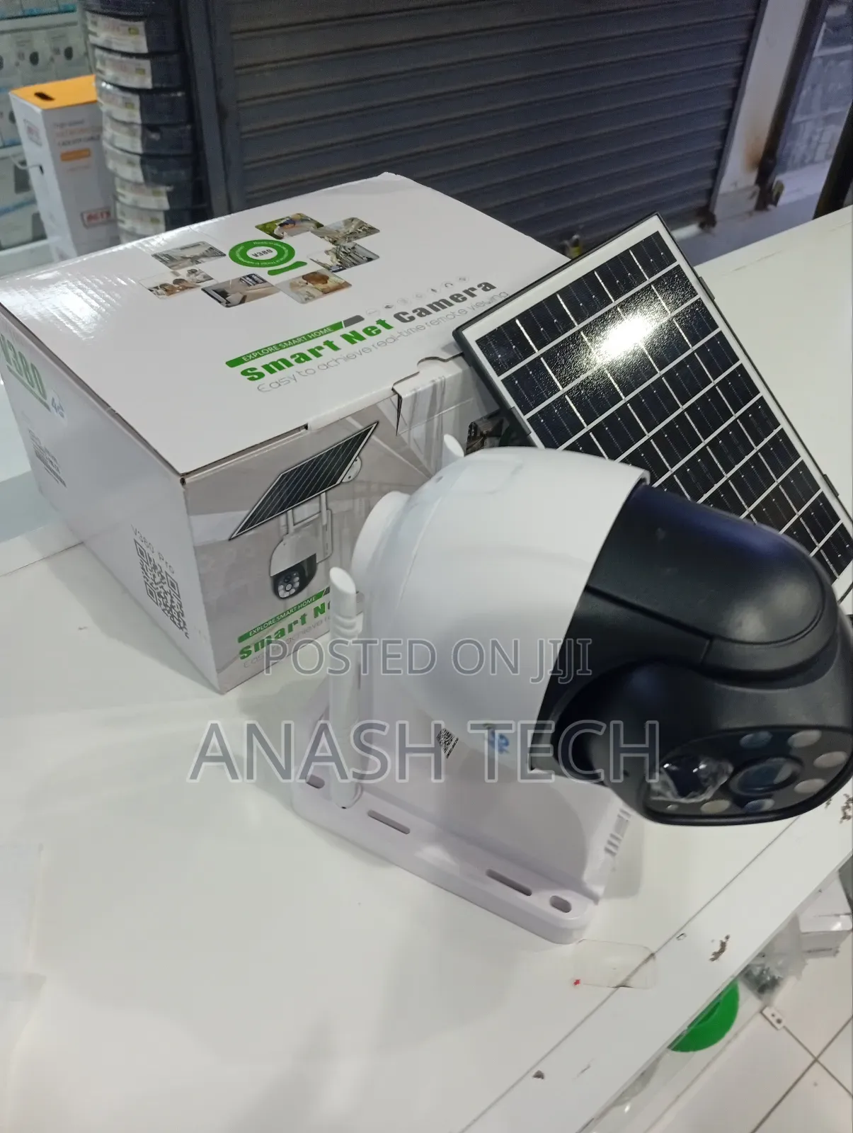 5x Digital Zoom Single Lens CCTV Solar Camera