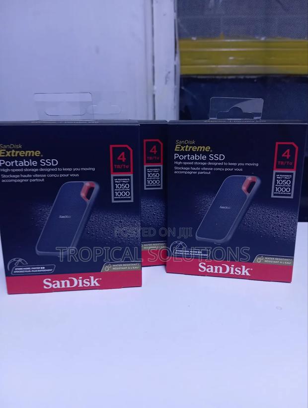 Sandisk E61 Extreme Portable External SSD 4tb - main view