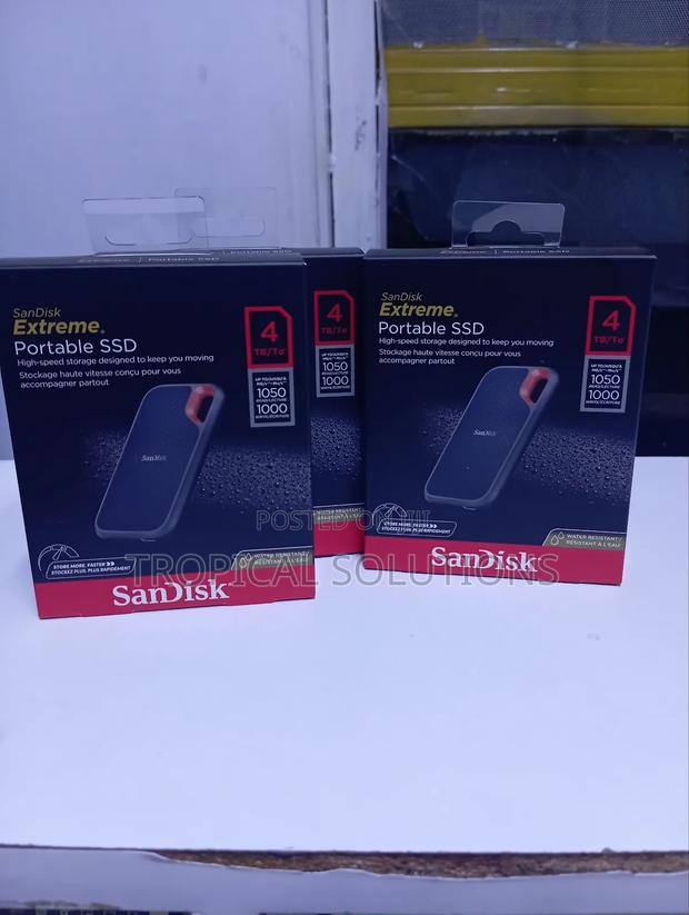 Sandisk E61 Extreme Portable External SSD 4tb - thumbnail 2