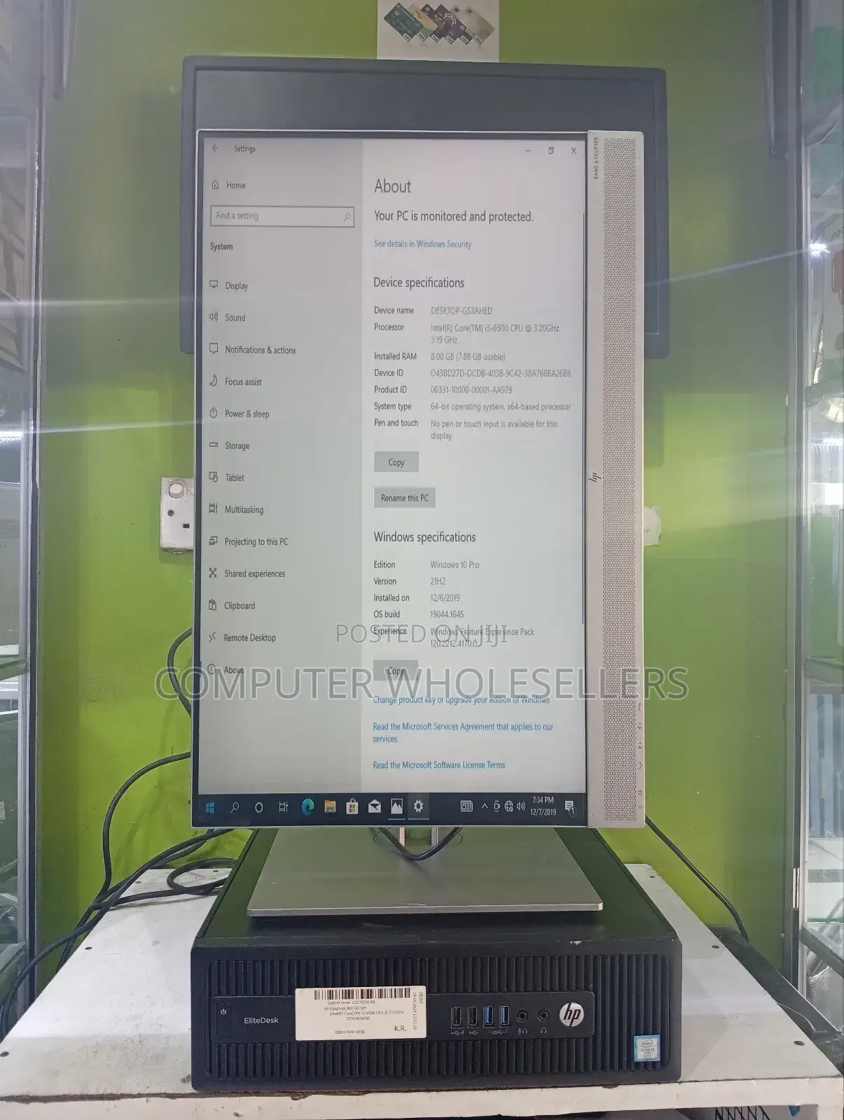 Hp Frameless 24" Monitor