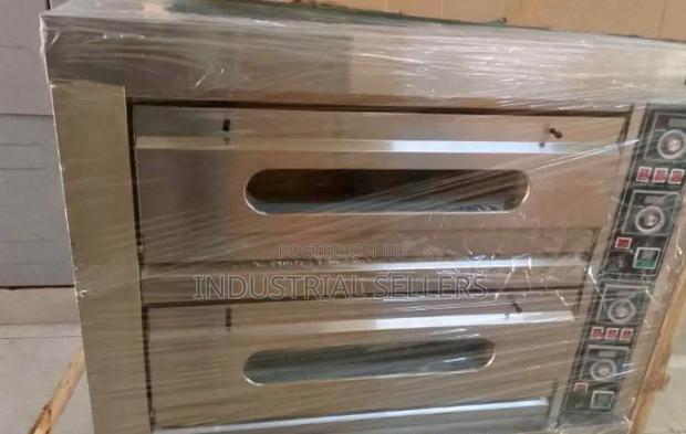 Commercial Electric Oven 2 Deck Four Trays - main view