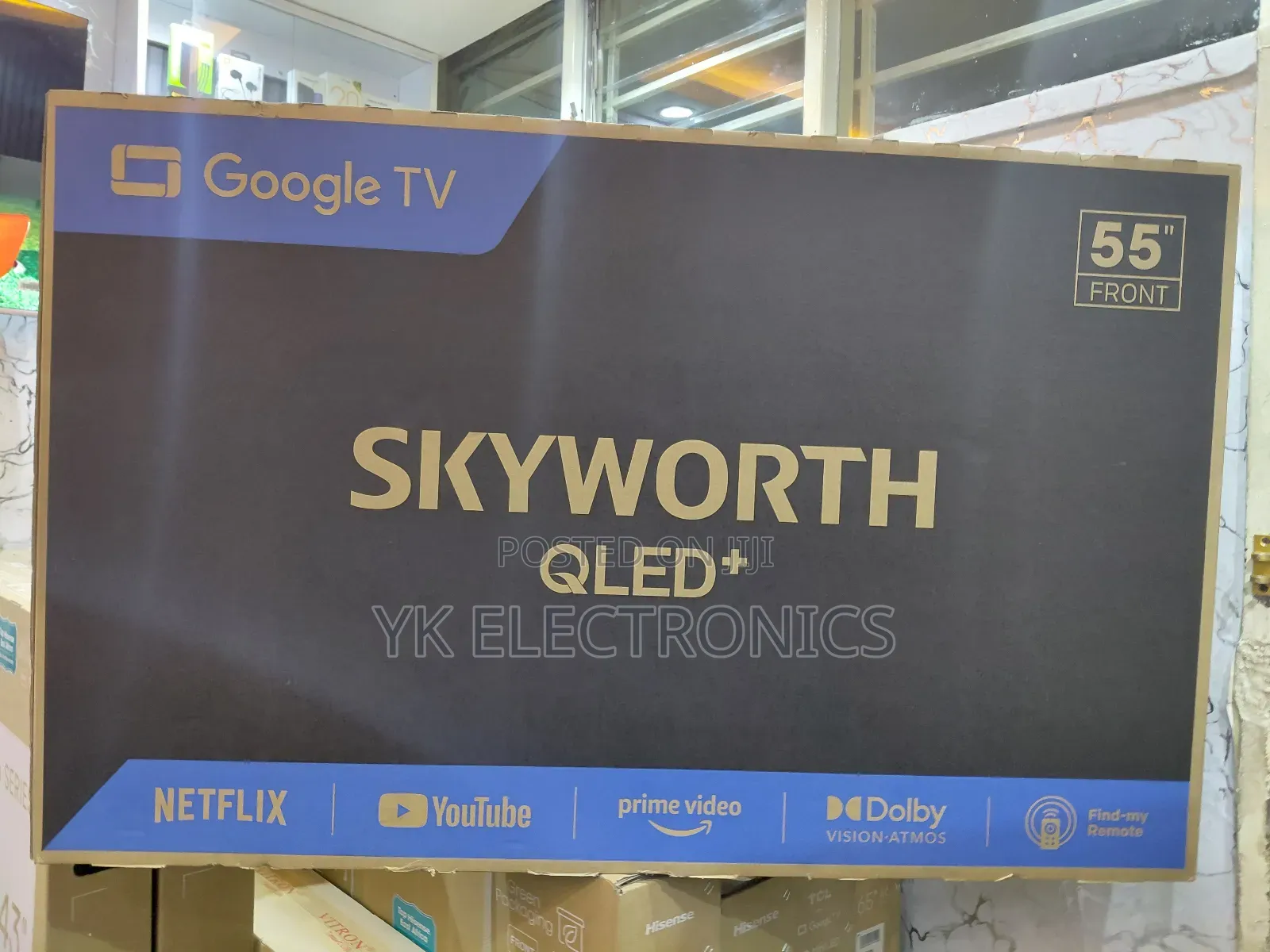 Skyworth 55q6500g 55inchs Qled Google TV – Uhd, Dolby Vision