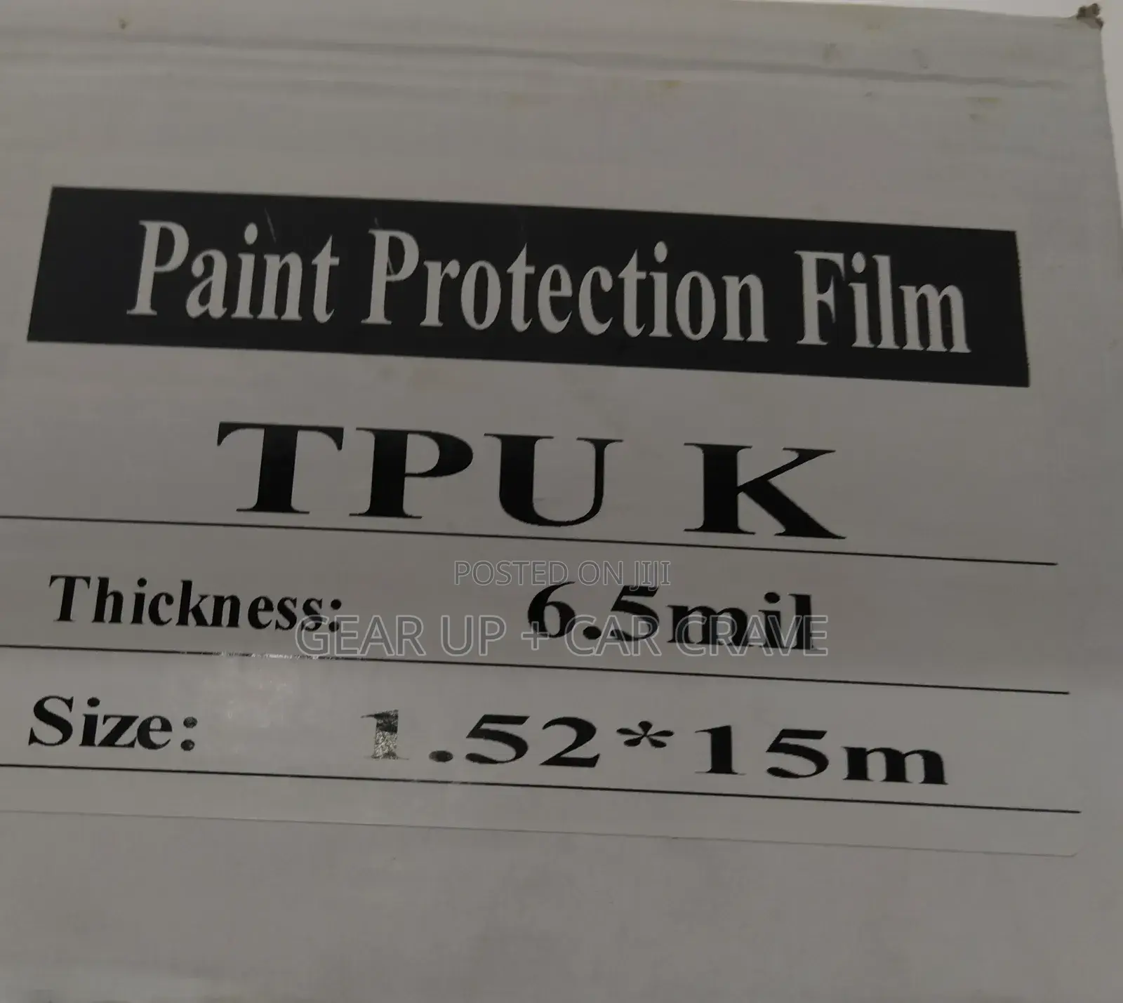 Car Paint Protection Film 6.5mil