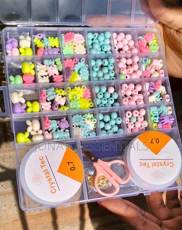 Diy Beads Jewelry Kit For Kids And Adults, Craft Maker Set - main view