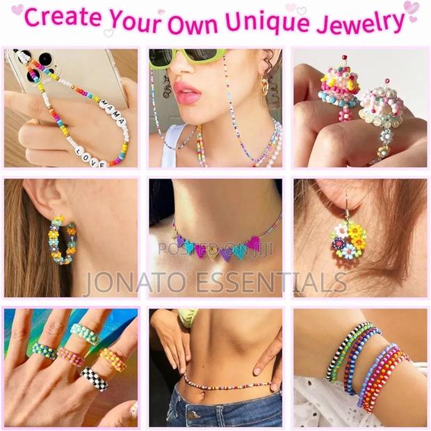 Diy Beads Jewelry Kit For Kids And Adults, Craft Maker Set - thumbnail 4