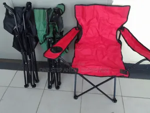 Foldable Red With Cupholder Seat
