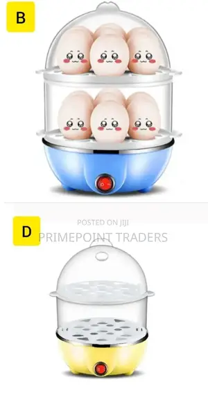 Double Layer 14 Egg Boiler Egg Vegetable/Corn Steamer