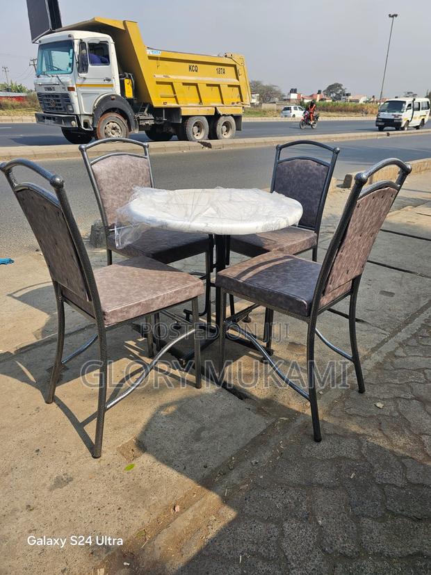 Restaurant And Bar Grey Coated Chairs - main view