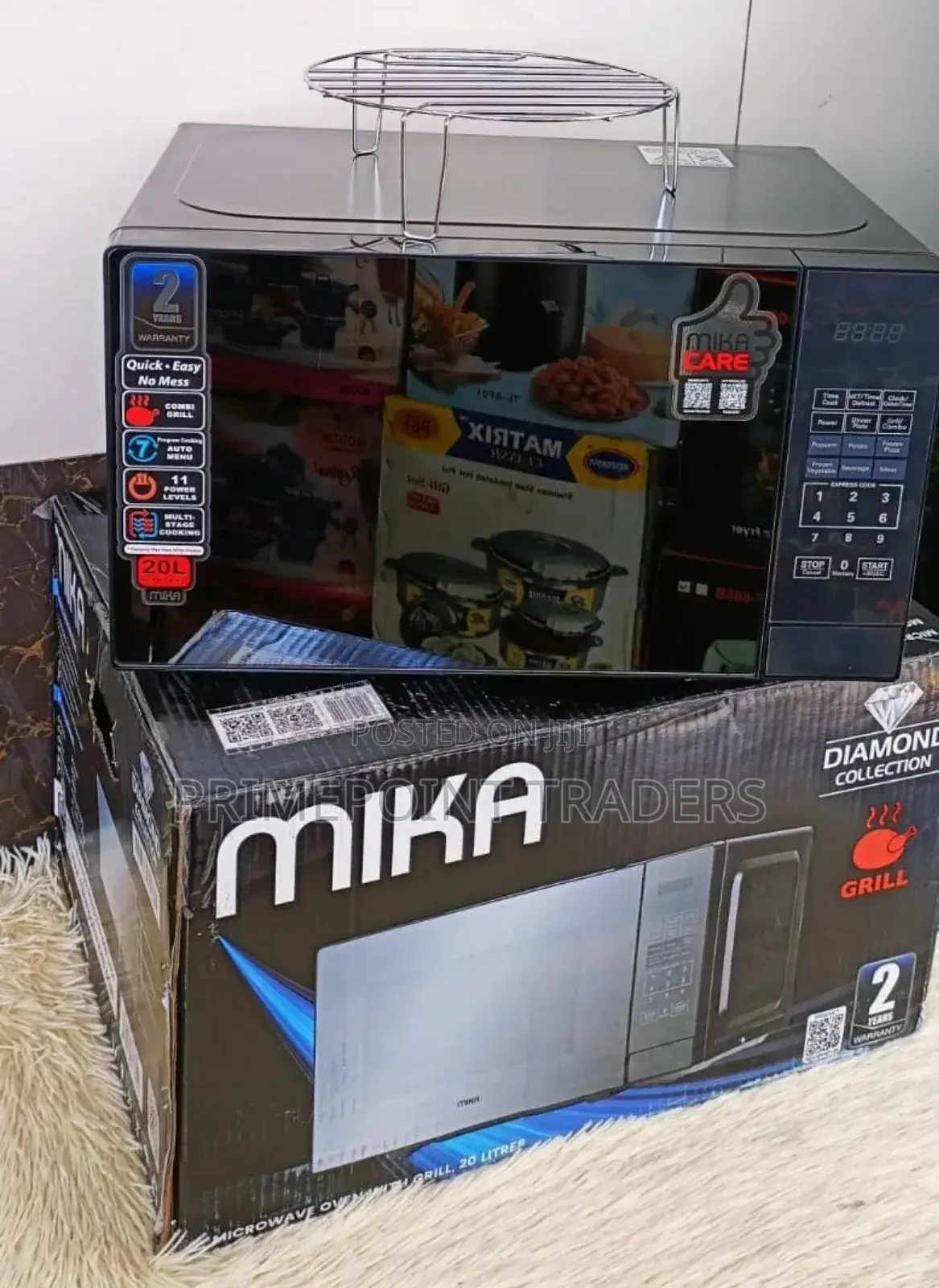 Mika Microwave Oven Grill 20ltr With 1000w Grill