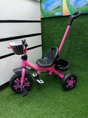 Tricycle With Basket and Handle - main view