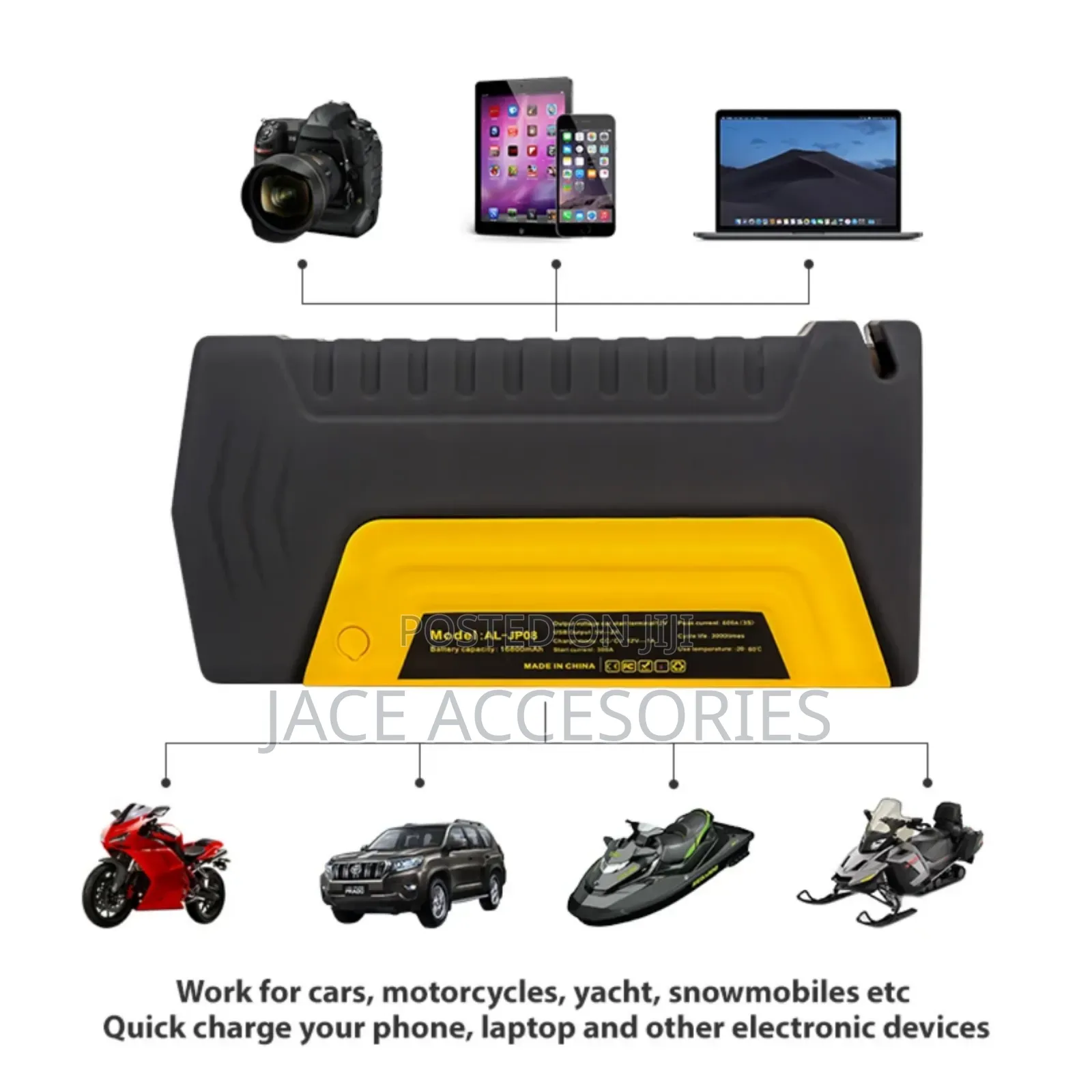 Multifunction Car Jumpstarter 12v