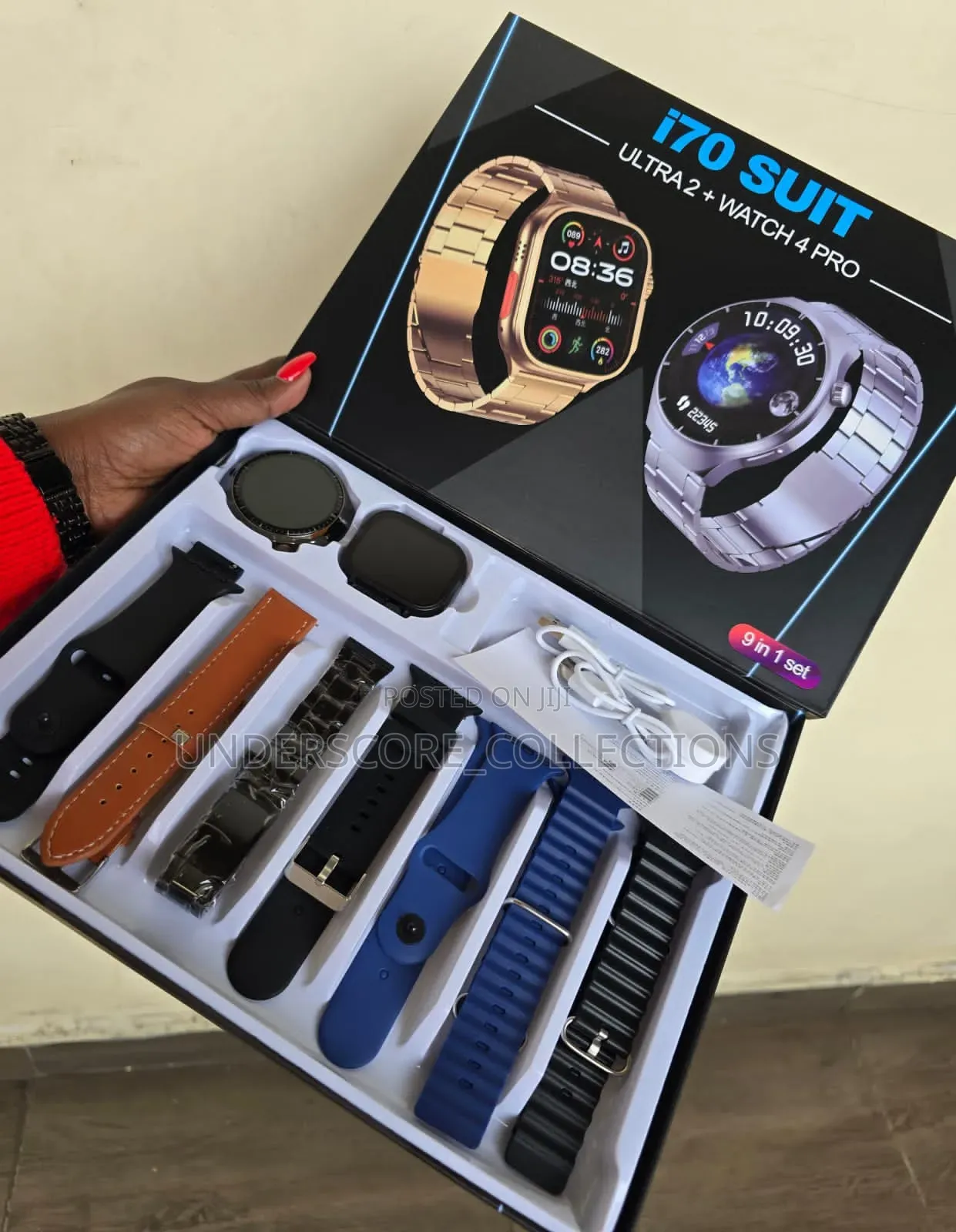 I70 Ultra 2 Couple Smartwatch Set