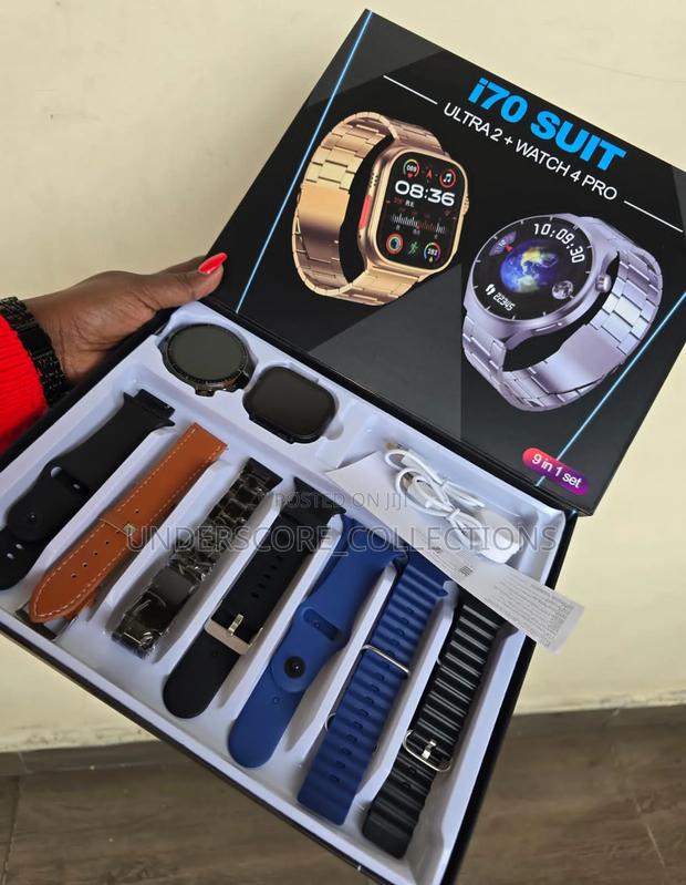 I70 Ultra 2 Couple Smartwatch Set
