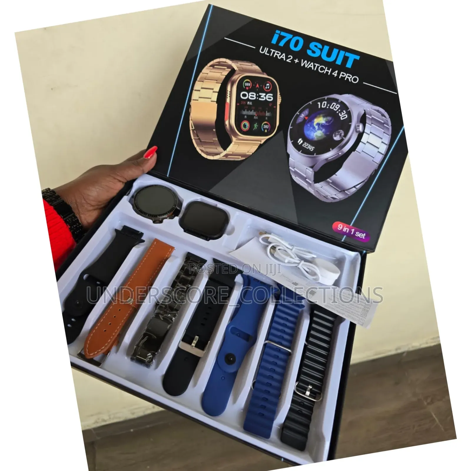 I70 Ultra 2 Couple Smartwatch Set