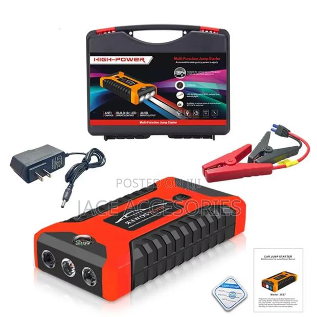 Car Portable Jumpstarter Kit With Tire Inflator - thumbnail 6
