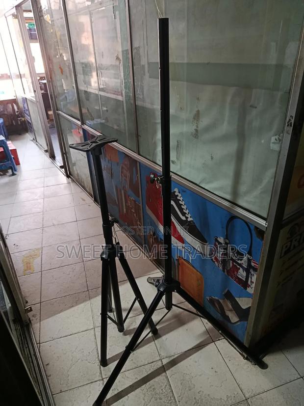 Metallic Adjustable Speaker Stand - main view