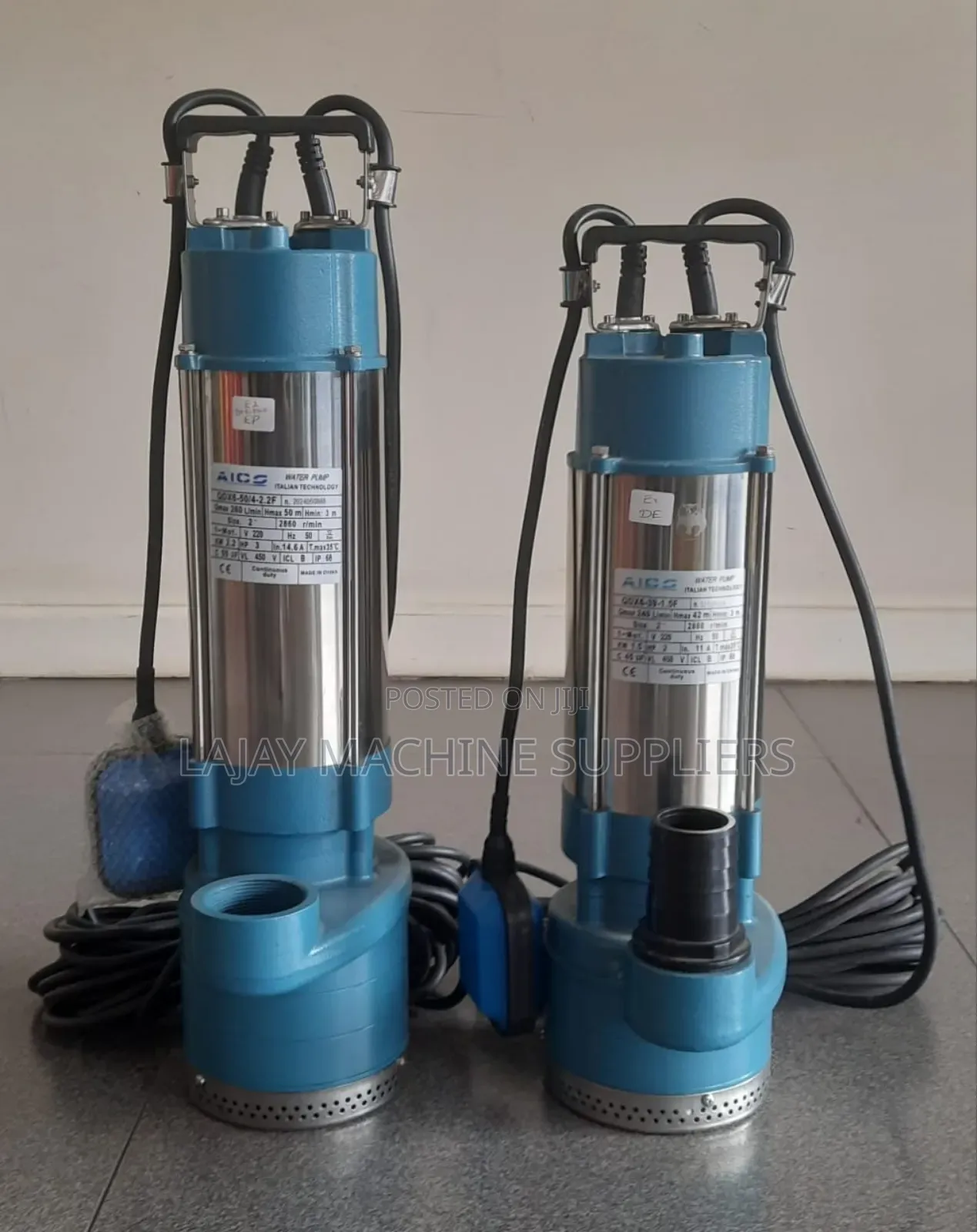 Aico Japan Qdx6-50/4-2.2f Shallow Submersible Pump 3hp 50m