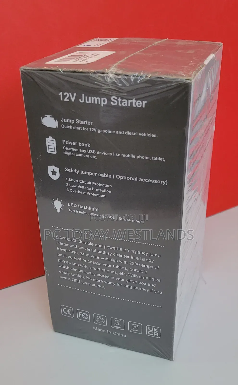 Nexpow Battery Jump Starter 2500a Car Jump Starter Up To 8.L