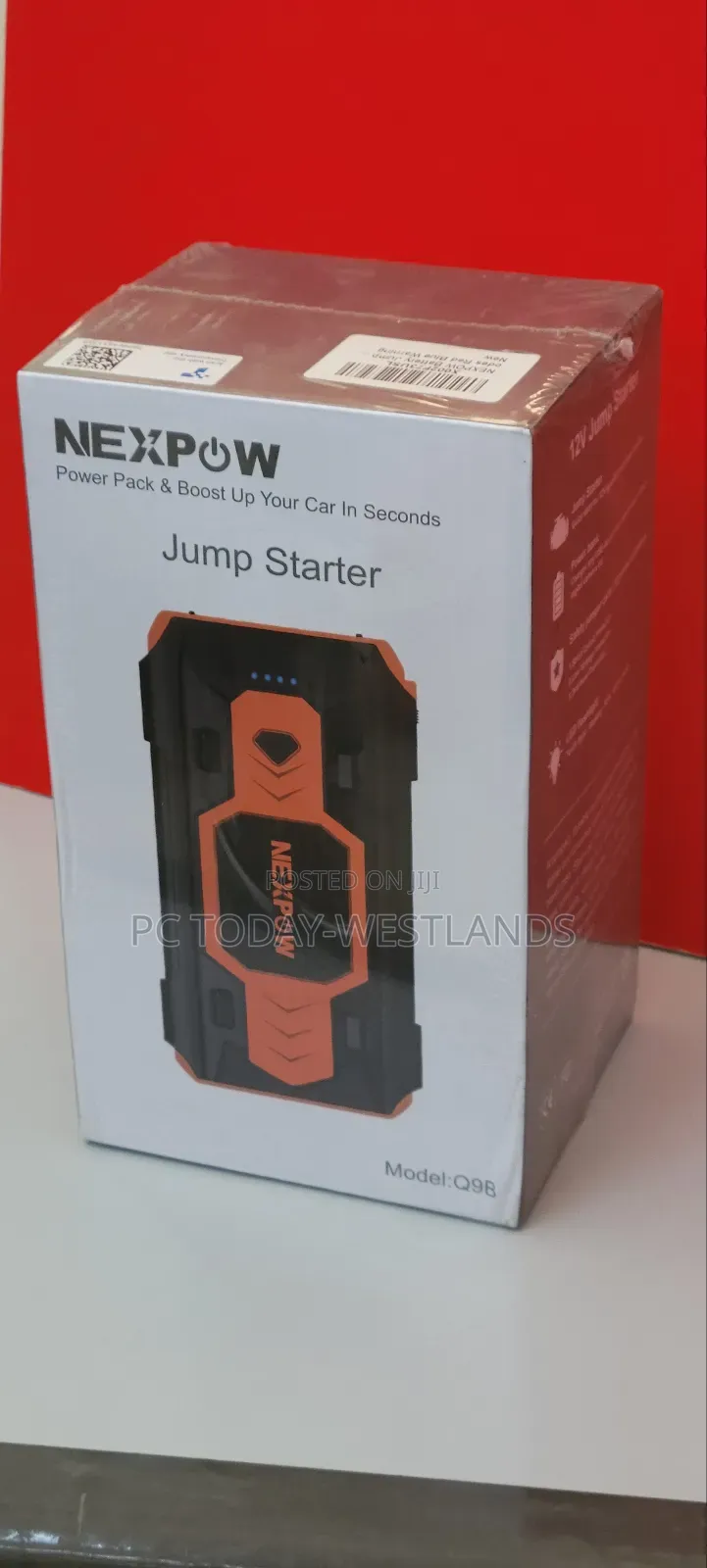 Nexpow Battery Jump Starter 2500a Car Jump Starter Up To 8.L