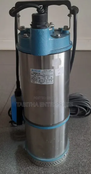 Submersible Pump Stainless Steel 1.2hp 35 Metres 1 Inch