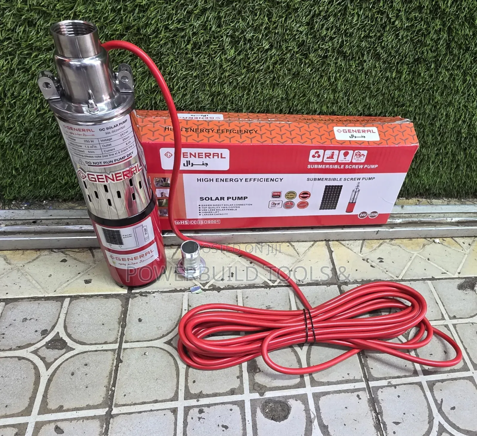 General High Efficiency Solar Pump 50m×250watts