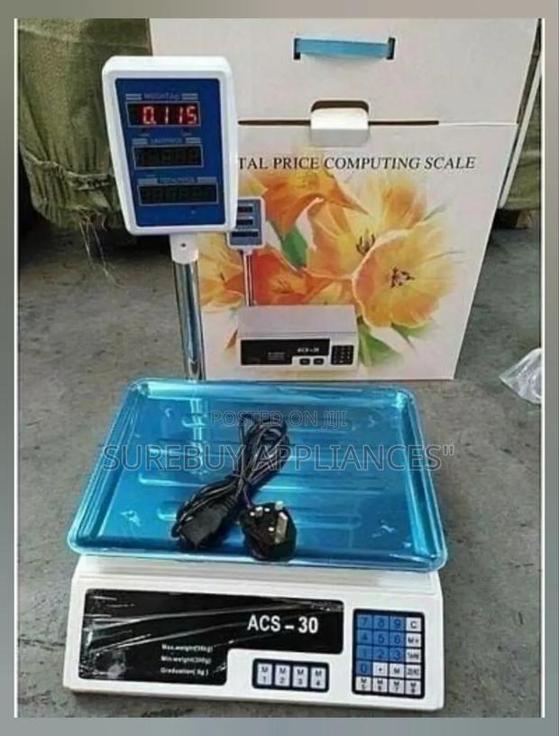 Acs Original 30 Digital Weighing Scale Up to 30kgs With Arm