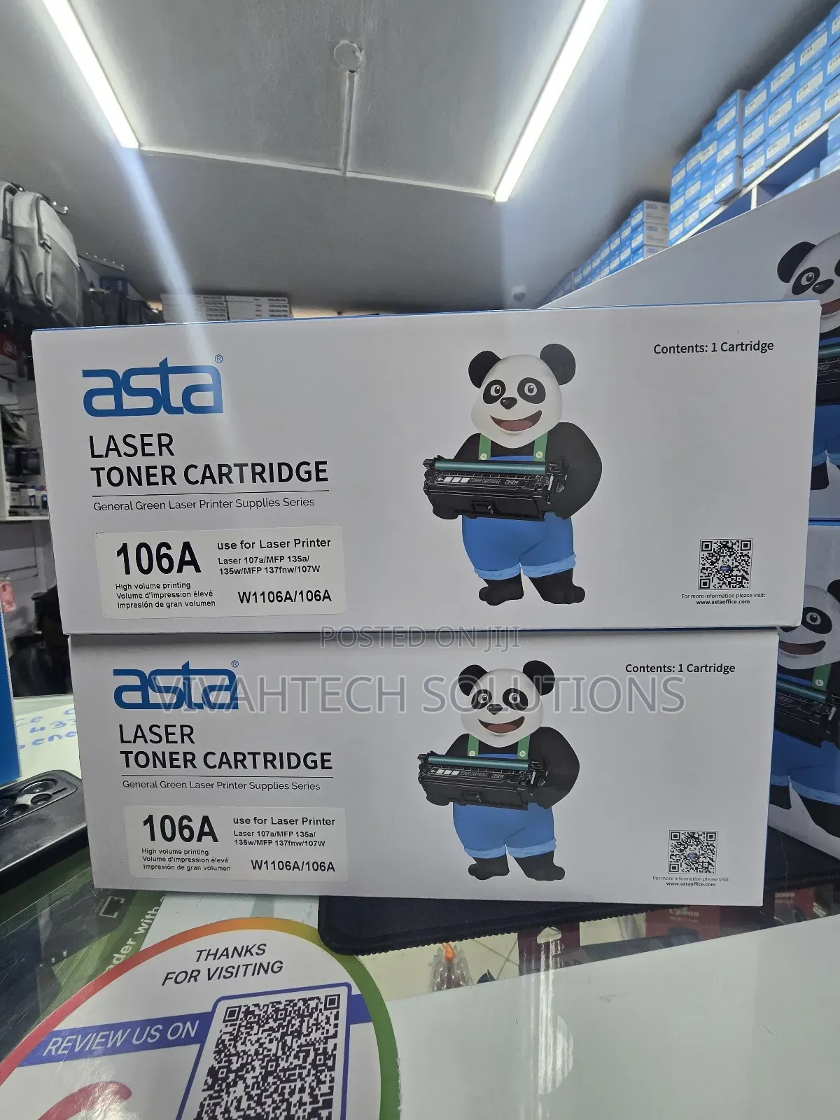 Asta 106a Toner for Use in 107a,Mfp136a,Mfp 137fnw