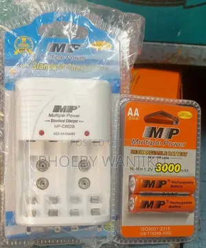 Rechargeable Batteries+Charger