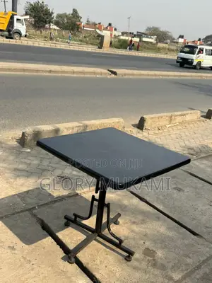 Black Shinny Restaurant Marble Square Table