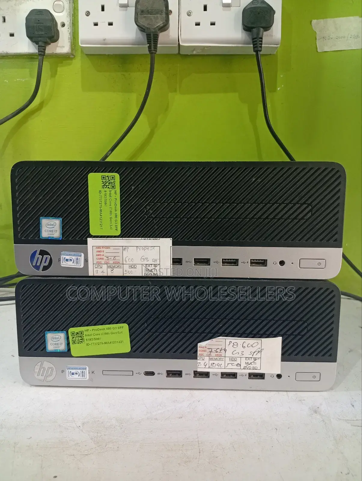 Desktop Computer HP ProDesk 600 G3 8GB Intel Core i7 HDD 500GB