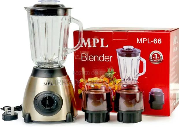 3 in 1 MPL Mettalic Base Blender - main view