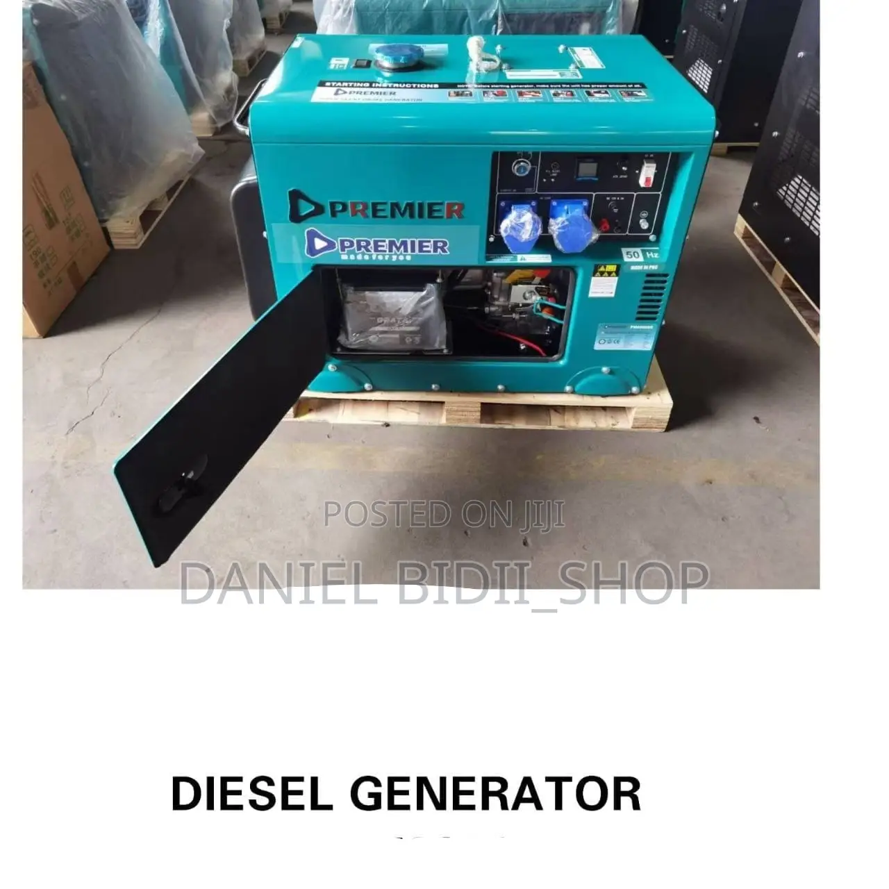 Very Silent Diesel Generator 10kva Single Phase Premier