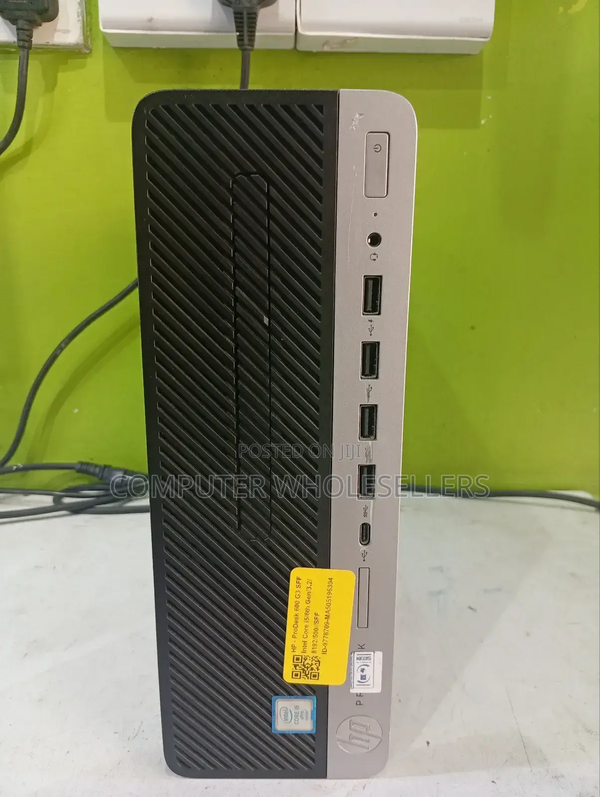 Desktop Computer HP ProDesk 600 G3 8GB Intel Core i5 HDD 500GB