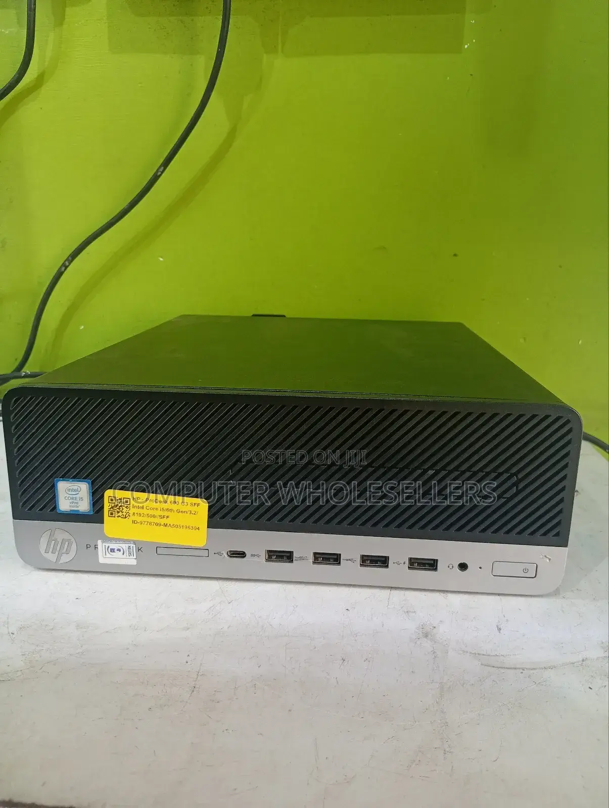 Desktop Computer HP ProDesk 600 G3 8GB Intel Core i5 HDD 500GB