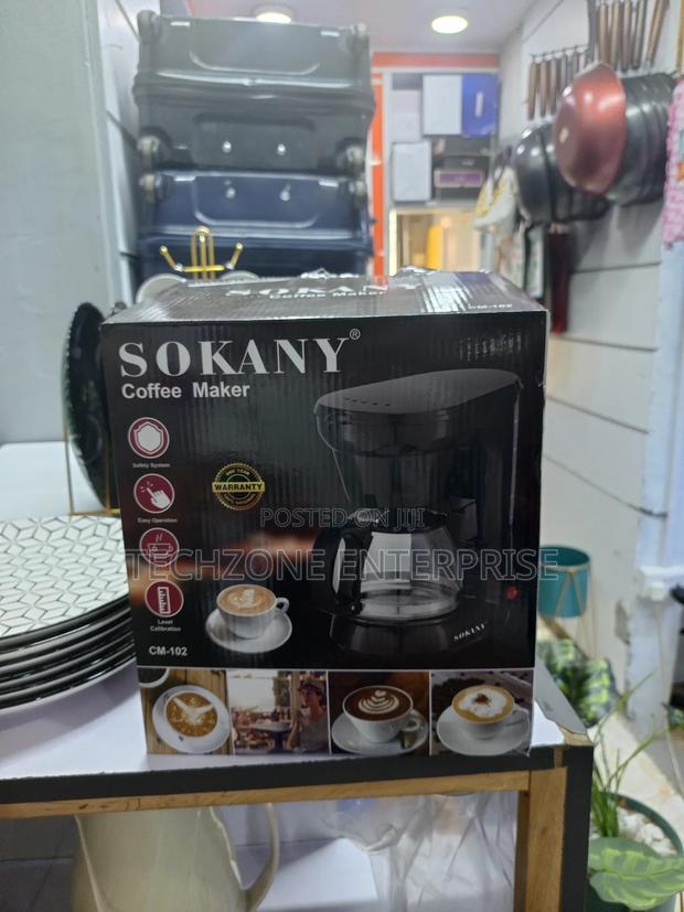 Sokany Sk124 6-Cup Coffee Maker Auto Switch 