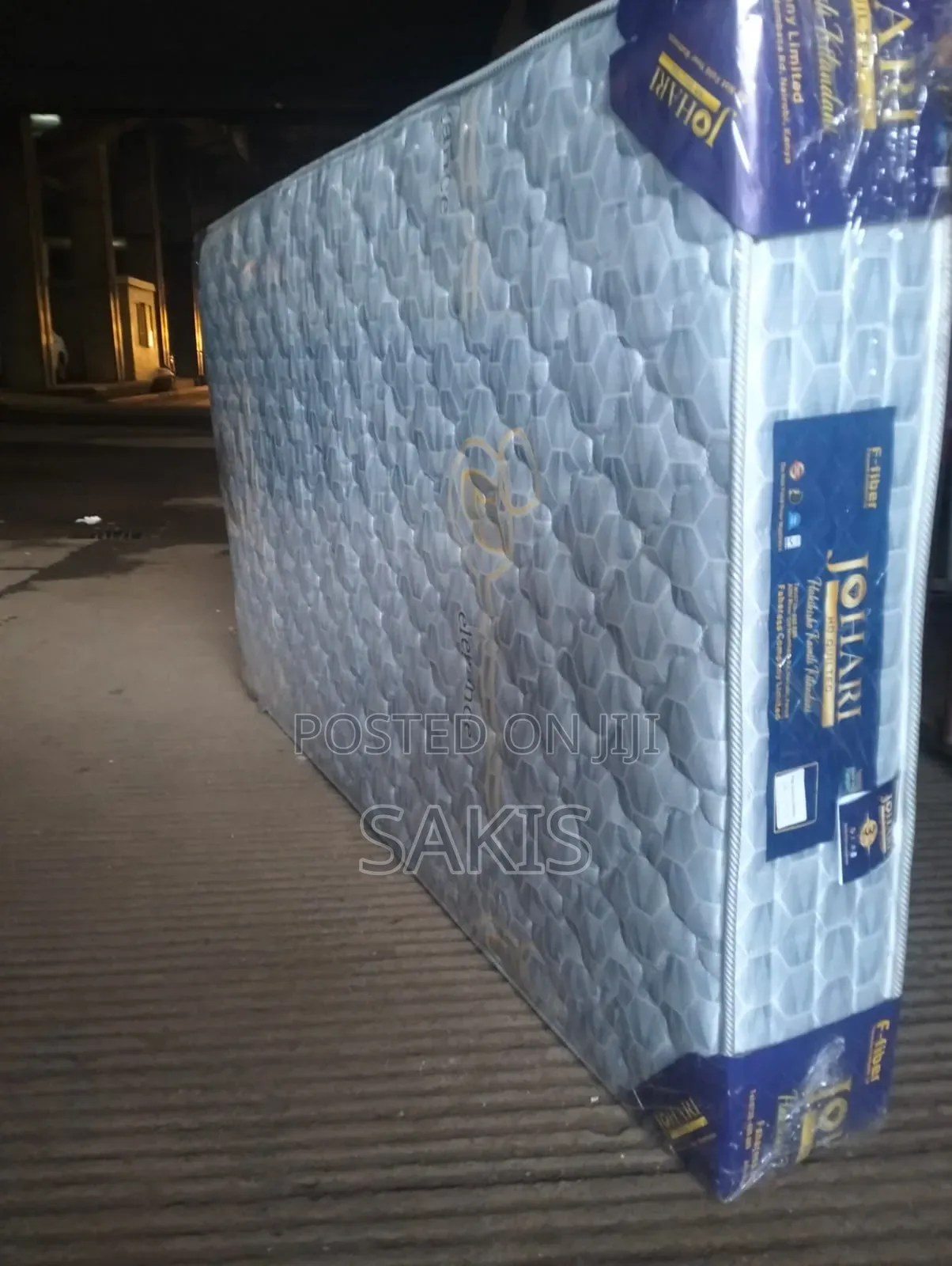 4 X 6 X 8 High Density Quilted Fibre Mattress. Free Delivery