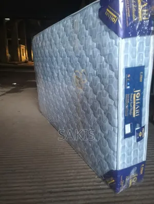 4 X 6 X 8 High Density Quilted Fibre Mattress. Free Delivery
