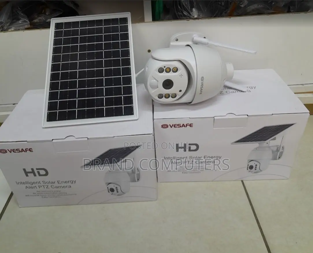 Ubox 4g Solar CCTV Camera With Sim Slot PTZ 1080p, 4mp