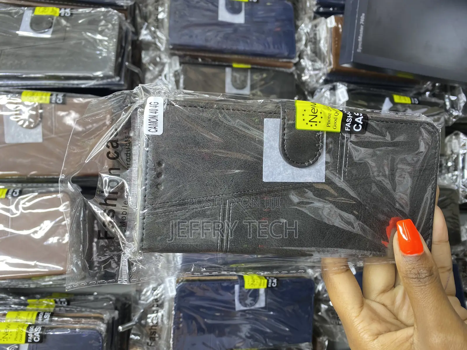 Ponrfekt Tecno Camon 40 4g Case Pu Flip Leather Wallet
