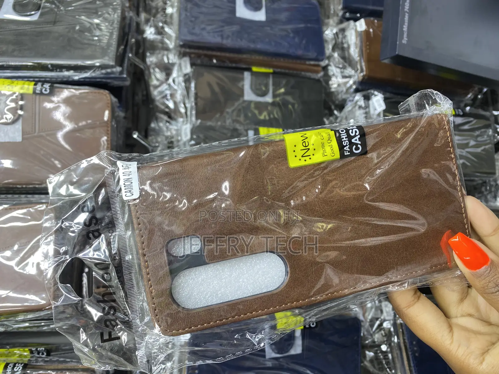 Rfekt Tecno Camon 40 4g Case Leather Wallet With Card Slots