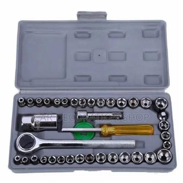 40pcs Multifunctional Auto Repair Kit Toolbox - thumbnail 2