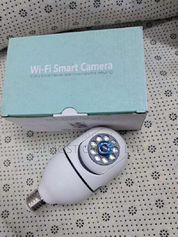 New PTZ Ip Camera Bulb With Remote Viewing and 360° Rotation