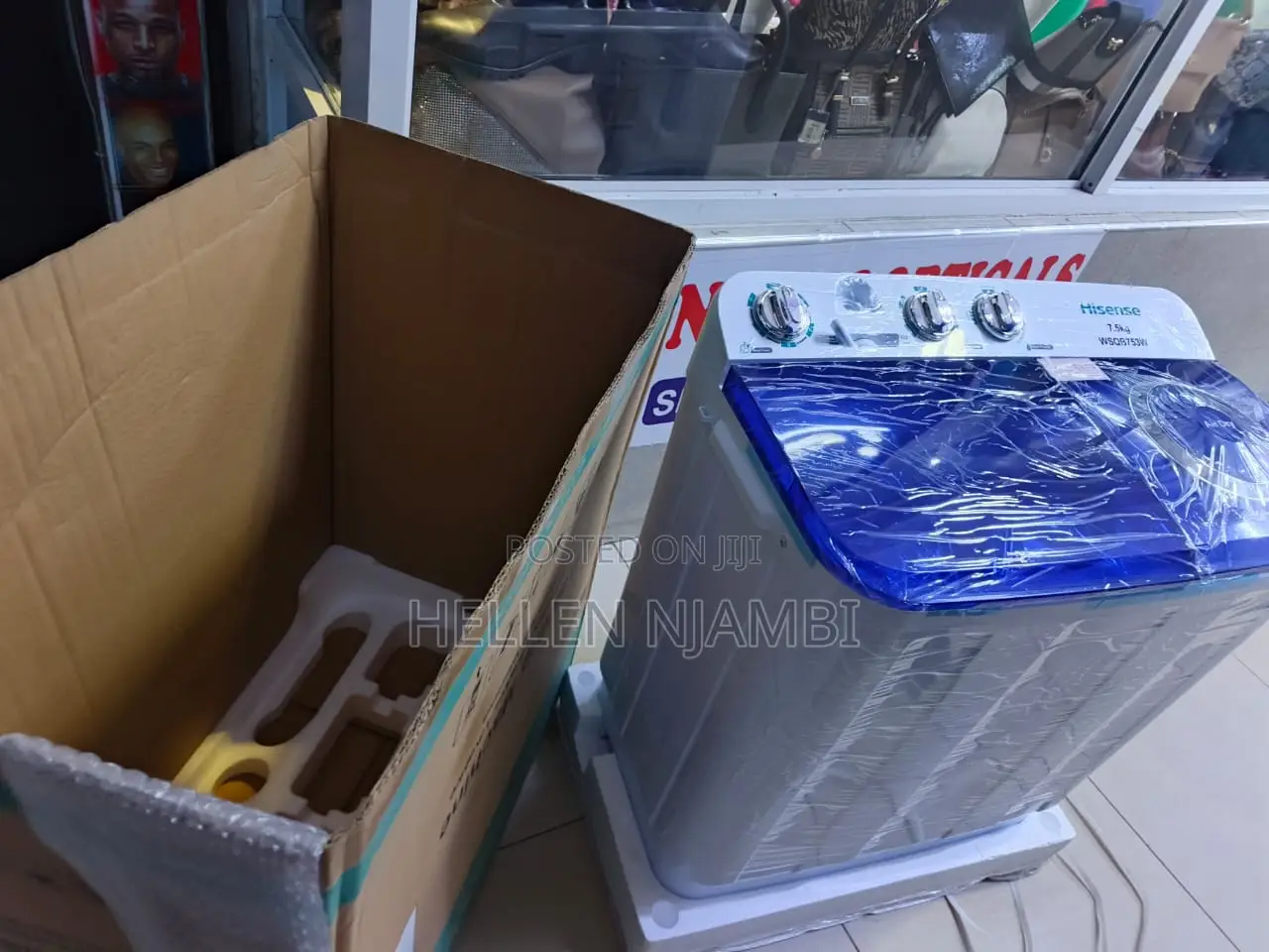 7.5kg Hisense Washing and Spin Top Load Washing Machine