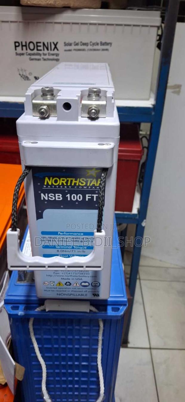 High Performance Solar Slim Battery 100ah - main view