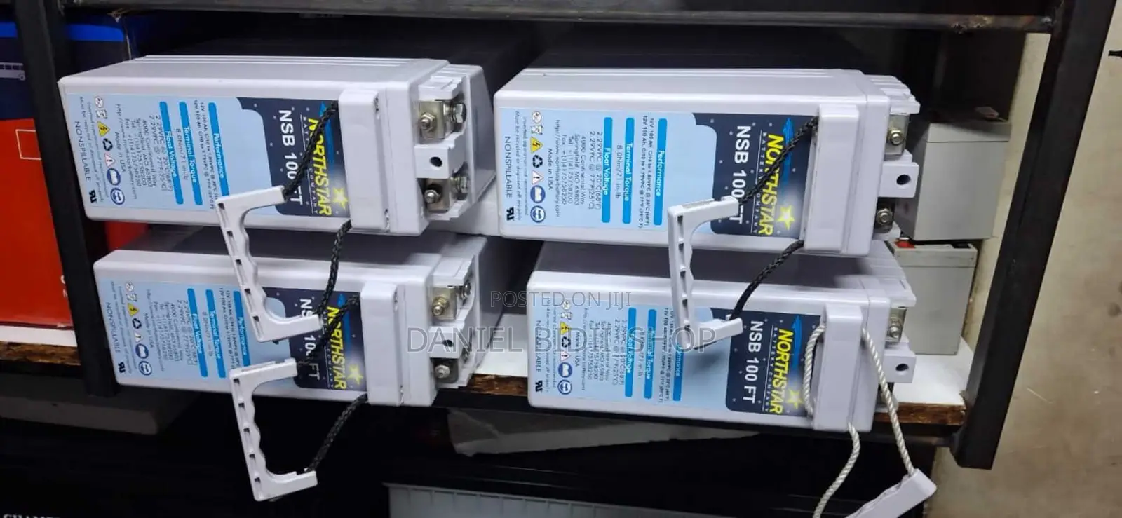 High Performance Solar Slim Battery 100ah