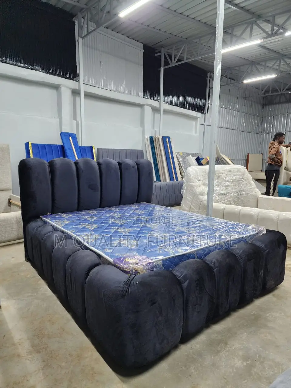 Make a Striking Statement With the Black Bubble Bed